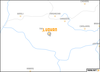 map of Luowan