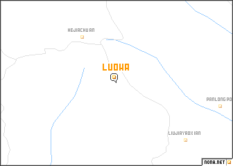 map of Luowa