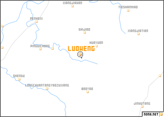 map of Luoweng