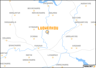 map of Luowenkou