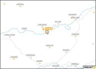 map of Luoxi