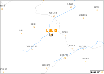 map of Luoxi