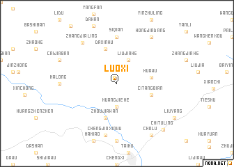 map of Luoxi