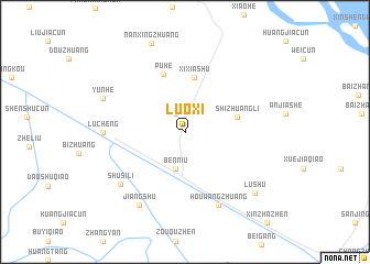 map of Luoxi