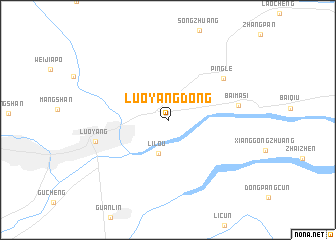 map of Luoyangdong