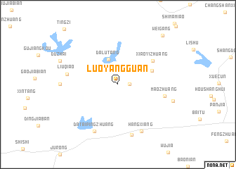 map of Luoyangguan