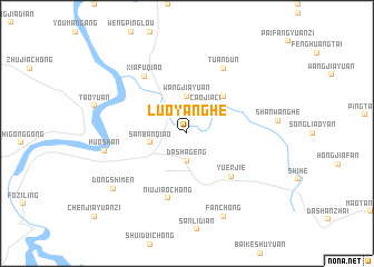 map of Luoyanghe