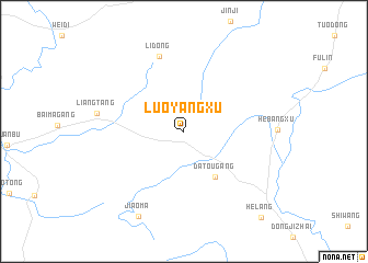 map of Luoyangxu