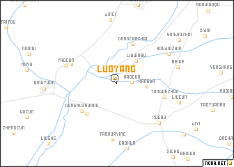 map of Luoyang