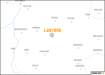 map of Luoyang