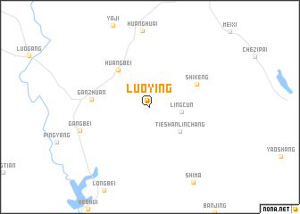 map of Luoying