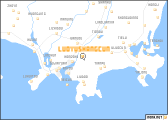 map of Luoyushangcun