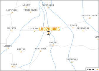 map of Luozhuang