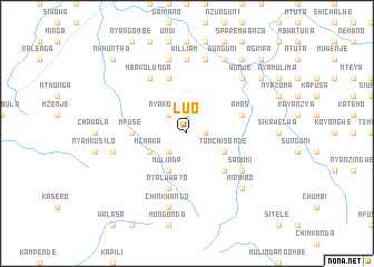 map of Luo