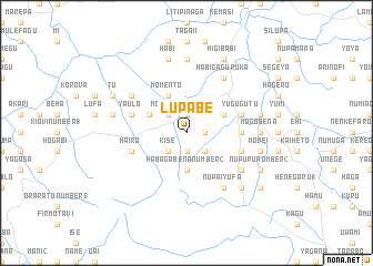 map of Lupabe