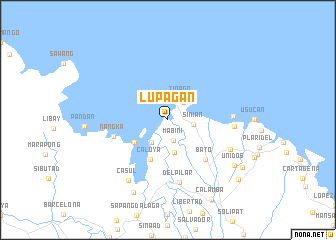 map of Lupagan