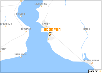 map of Luparëvo