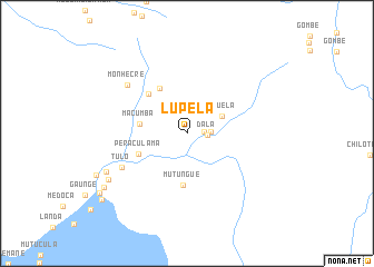 map of Lupela