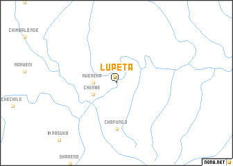 map of Lupeta