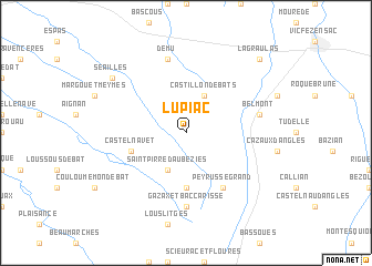 map of Lupiac