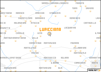 map of Lupicciana