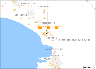 map of Lupine Village