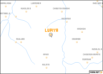 map of Lupiya