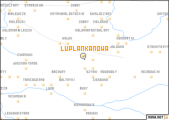 map of Łuplanka Nowa