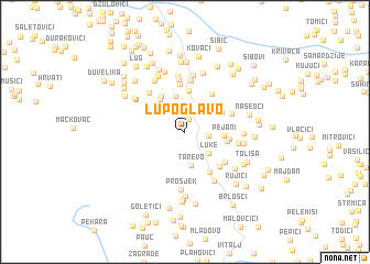 map of Lupoglavo