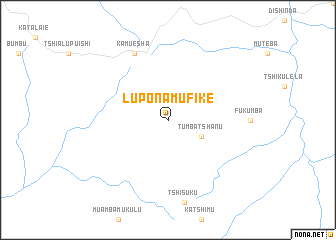 map of Lupona-Mufike