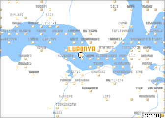 map of Luponya