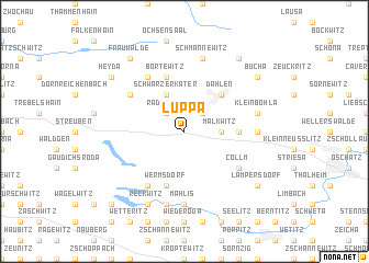 map of Luppa