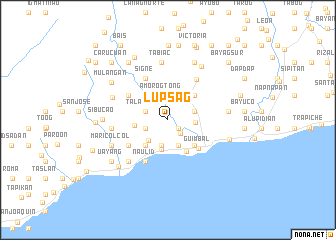 map of Lupsag