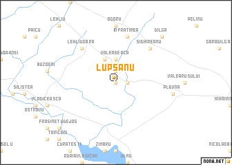 map of Lupşanu