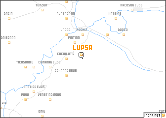 map of Lupşa