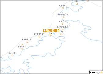 map of Lupsher