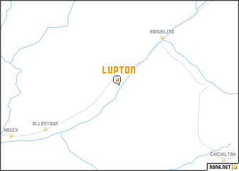 map of Lupton