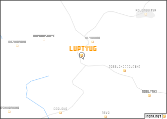 map of Luptyug