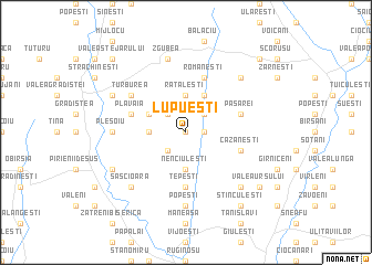 map of Lupueşti