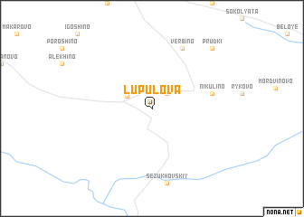 map of Lupulova