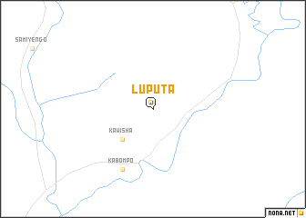 map of Luputa