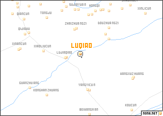 map of Lüqiao