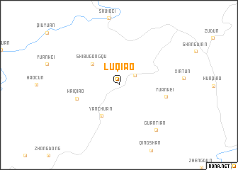 map of Luqiao