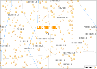 map of Luqmānwāla