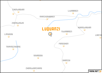 map of Luquanzi