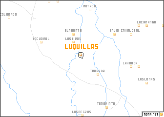 map of Luquillas