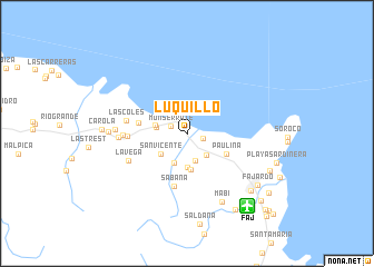 map of Luquillo