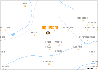 map of Luquisani