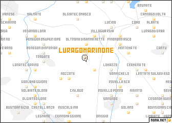 map of Lurago Marinone