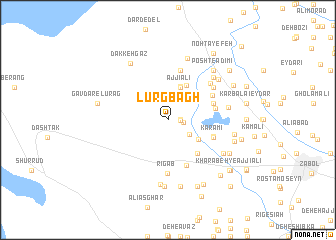 map of Lūrg Bāgh